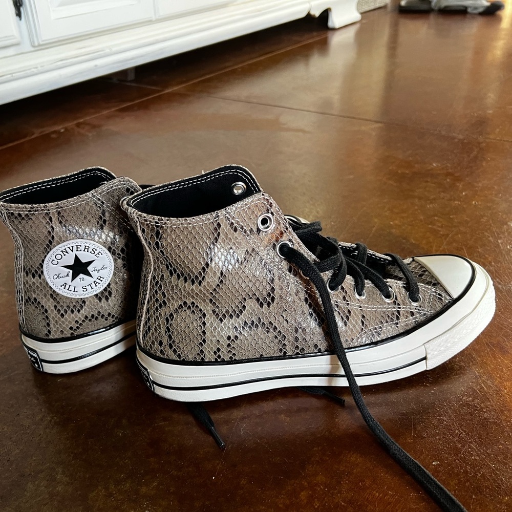 Snakeskin Converse